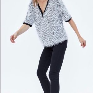 ZARA Holiday SPARKLE Top L